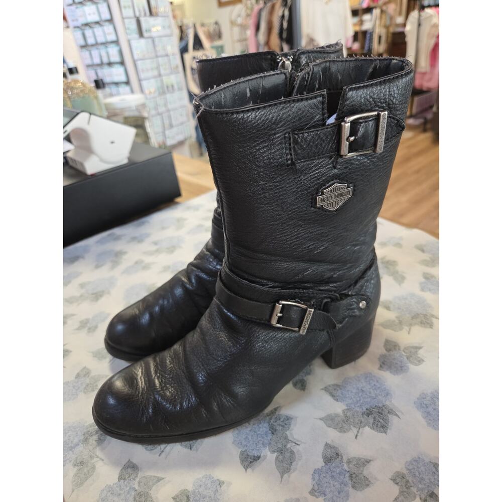 Harley Davidson Midi Boot Size 10 Boots - Picture 7 of 16